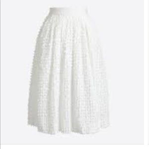 Jcrew Factory clip dot skirt
